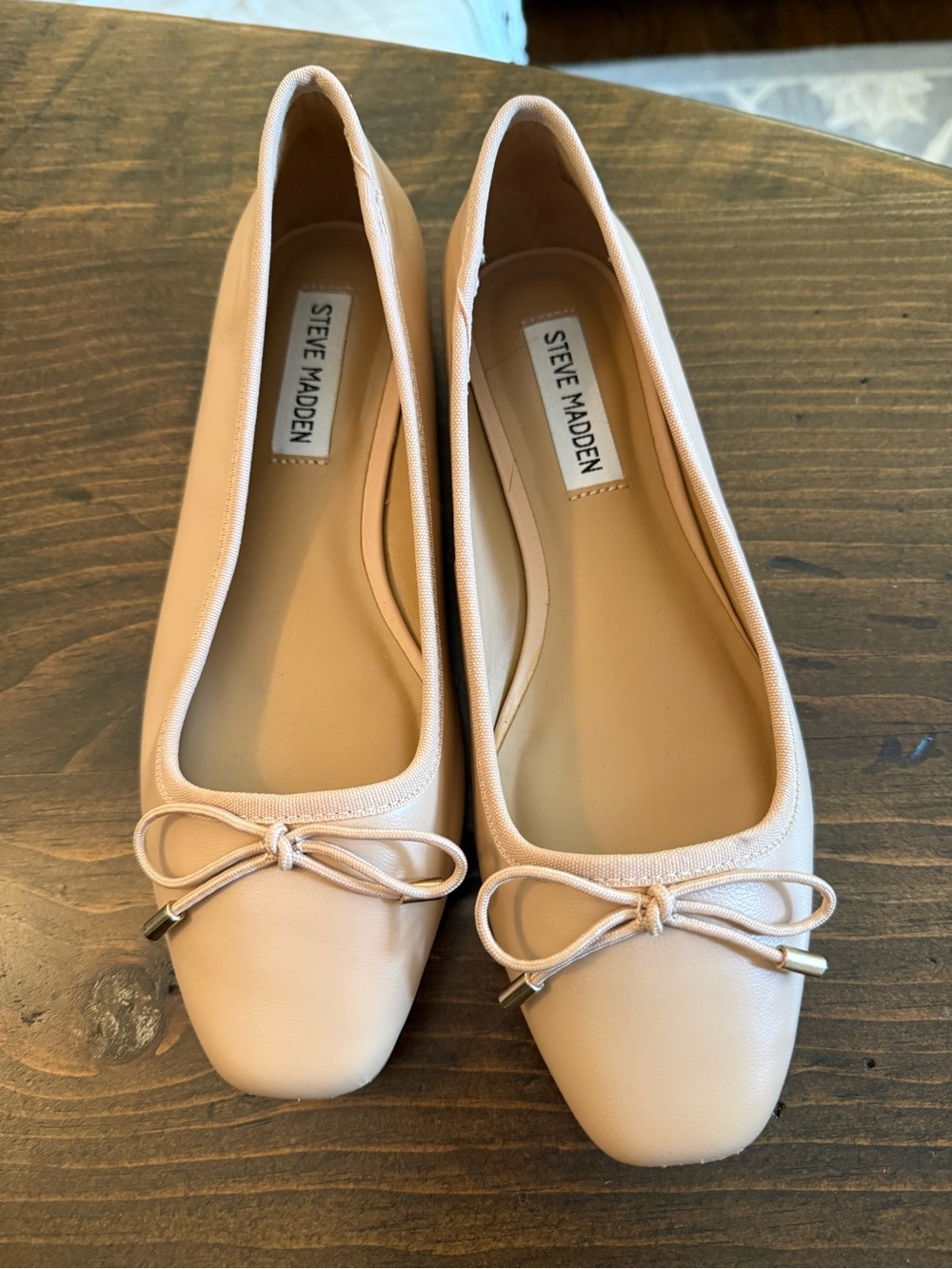 Steve Madden Nude/Pink Ballet Flats with Bow